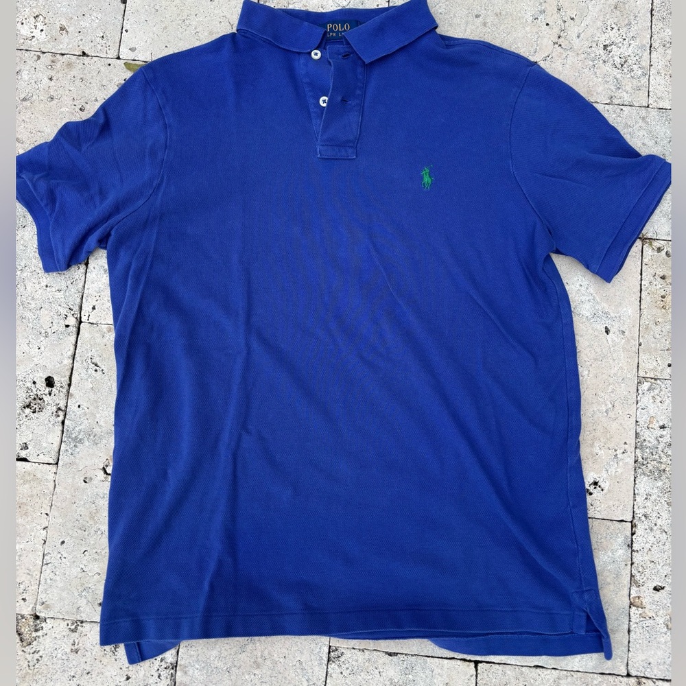 Polo by Ralph Lauren Men's Royal Blue Polo Shirt